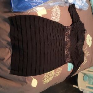 Black bodycon Adrianna Papell Dress